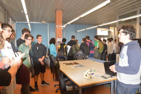 Los estudiantes han podido conocer la Domótica a través de los prototipos de los talleres.